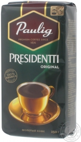 Кава мелена Paulig President в/у 250г