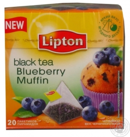 Чай чор.Blueberry Muffin Lipton 1,8г*20