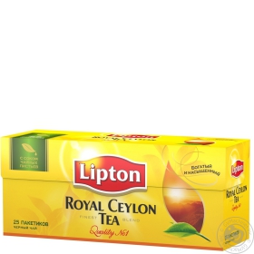 Чай Липтон Ройал Цейлон черный 2г х 25шт
