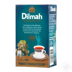 Чай чорний Преміум Dilmah пакет з/я 2г*50шт