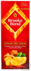 Чай чорний Ginger Lemon Brooke Bond 1,5г*25