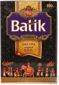 Чай Батик гранулированный черный 100г