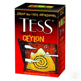 Чай чорний дрібнолистовий Цейлон Tess 100г