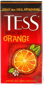 Чай чорний Оранж Tess пакет з/я 1,5г*25шт