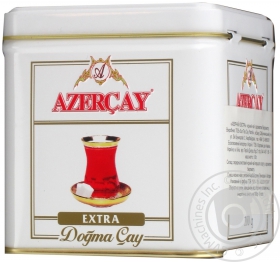 Чай чорний крупнолистовий Azercay Extra з/б 100г