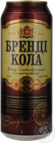 Напій слабоалкогольний Оболонь Бренді-Кола з/б 0,5л
