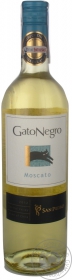 Вино бiле напівсухе Моscato Gato Negro San Pedro 0,75л
