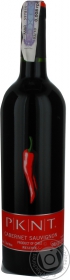 Вино червоне сухе Каберне-Совіньйон PKNT 0,75л