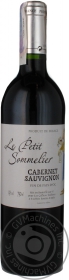 Вино червоне сухе Каберне-Совіньйон Ле Пті Сомельє 0,75л