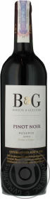 Вино червоне сухе Pinot Noir Varietals by B&amp;G 0,75л