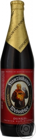 Пиво Franziskaner Hefe Dunkel пляшка 0,5л
