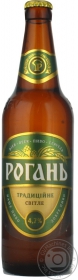 Пиво Рогань Традиционное светлое 4.7% 500мл Украина