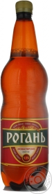 Пиво світле Рогань Монастирське 5,7% пет.пляшка 1л