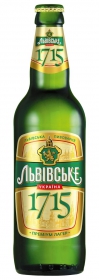 Пиво Львовское 1715 светлое 500мл Украина