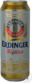 Пиво Эрдингер светлое 5.3% 500мл Германия