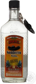 Текіла Sombrero Negro Silver 38% 375мл