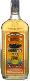 Текіла Sombrero Negro Gold 38% 0,7л