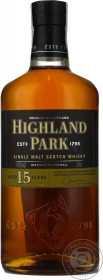 Віскі Highland Park 15 років 0,7л