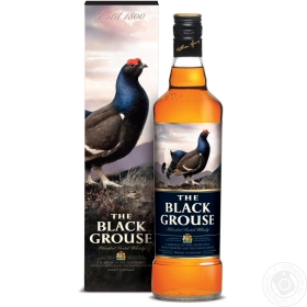 Віскі Famous Black Grouse s 40% 0,7л