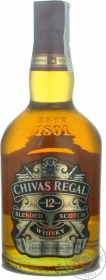 Віскі Chivas Regal 40% 12років в коробці 0,75л