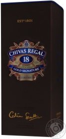 Віскі Chivas Regal 40% 18років в коробці 0,75л