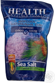 Сiль морська для ванн Сrystals Health з ефірною олією Сосни 0,5кг