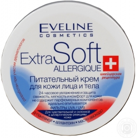 Крем для обличчя та тіла Eveline живильний Extra soft 200мл