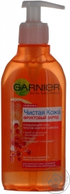 Гель очищуючий Garnier Skin Naturals Pure Фруктовий заряд 200мл