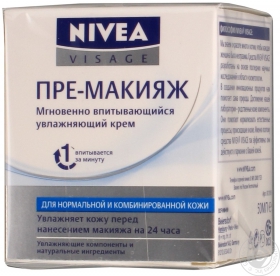 Крем для обличчя Nivea Пре-Макіяж для нормальної та змішаної шкіри 50мл