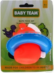 Набір іграшок для ванної Забавне купання Baby team арт.9008