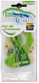 Освіжувач повітря паперовий  Air Power Jees супер ялинка Зелена трава