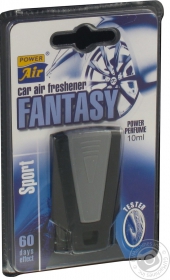 Освіжувач на дефлектор  Air Power Jees з пляшечкою Fantasy спорт 10мл