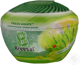 Освіжувач повітря Fresh-Drops Свіжість річного луки гелеві кульки 215г