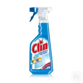 Средство Clin для мытья окон и стекла со спиртом универсальный 500мл Венгрия