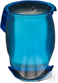 Свічка у склі блакитна Bolsius 100*84мм