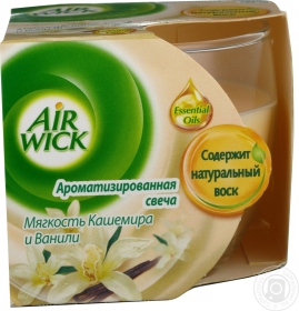 Свічка Ароматизована Airwick М’якість кашеміру та ванілі 115г