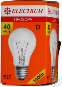 Лампа Electrum D55 40W Е27 A-ID-0869