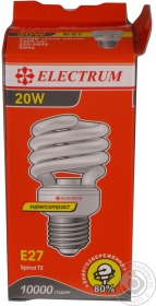 Лампа енергозберігаюча Electrum FC-101 20W E27 4000K A-FC-1290