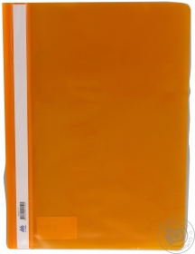Швидкозшивач А4 BuroMax пластиковий помаранчевий