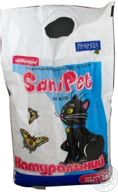 Наповнювач для котів Природа натуральний Sani Pet 2,5кг