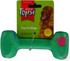 Іграшка для тварин Topsi Гантеля натуральна гума 108