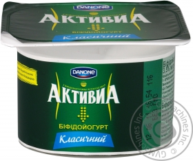 Бифидойогурт Активия классический 3.5% 115г Украина