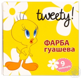 Фарба гуашева Tweety 9 кол