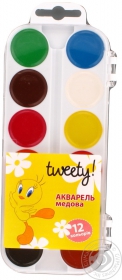 Акварель медова н/с Tweety 12кол