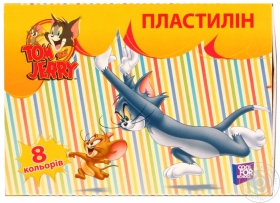 Пластилін картон Tom and Jerry 8кол 160г