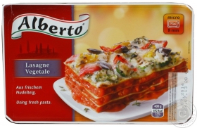 Піца-лазанья з овочами Alberto 400г