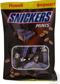 Цукерки Снікерс упак Snickers 185.4г