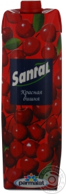 Напій червона вишня Santal 1 л.