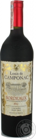 Вино Louis de Camponac Bordeaux 0.75л