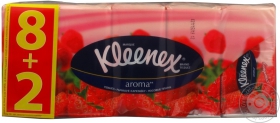 Хустинки носові Полуниця Kleenex 10штх24